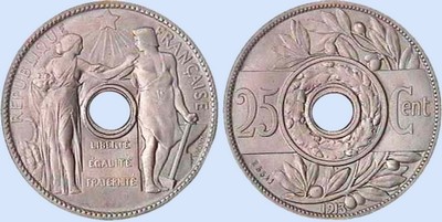 Concours 25 Centimes essai VARENNE Grand Module